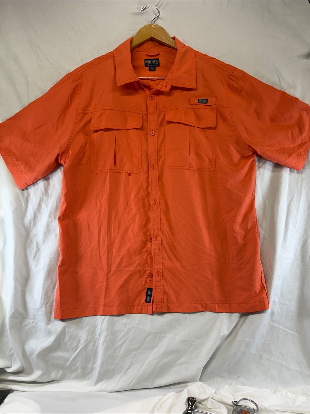 SMITH Orange Short Sleeve Utility Shirt